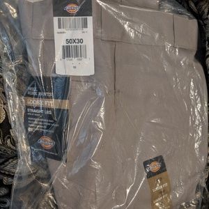 Men's Loose Fit Double Knee Work Pant, 50x30, NWT